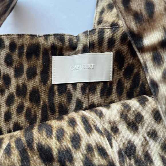 Capulet Revolve Animal Print MIDI Bustier Body Con Dress Size Small - Picture 4 of 9
